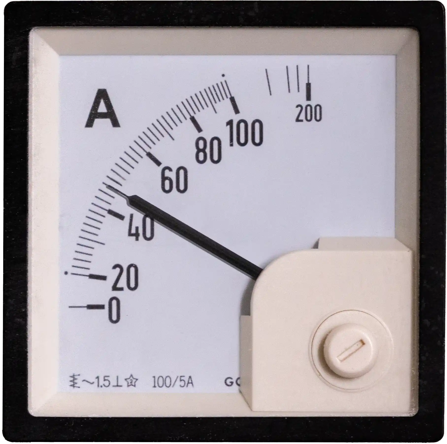 Asymetria obciążenia – pomiar prądów fazowych (przed)