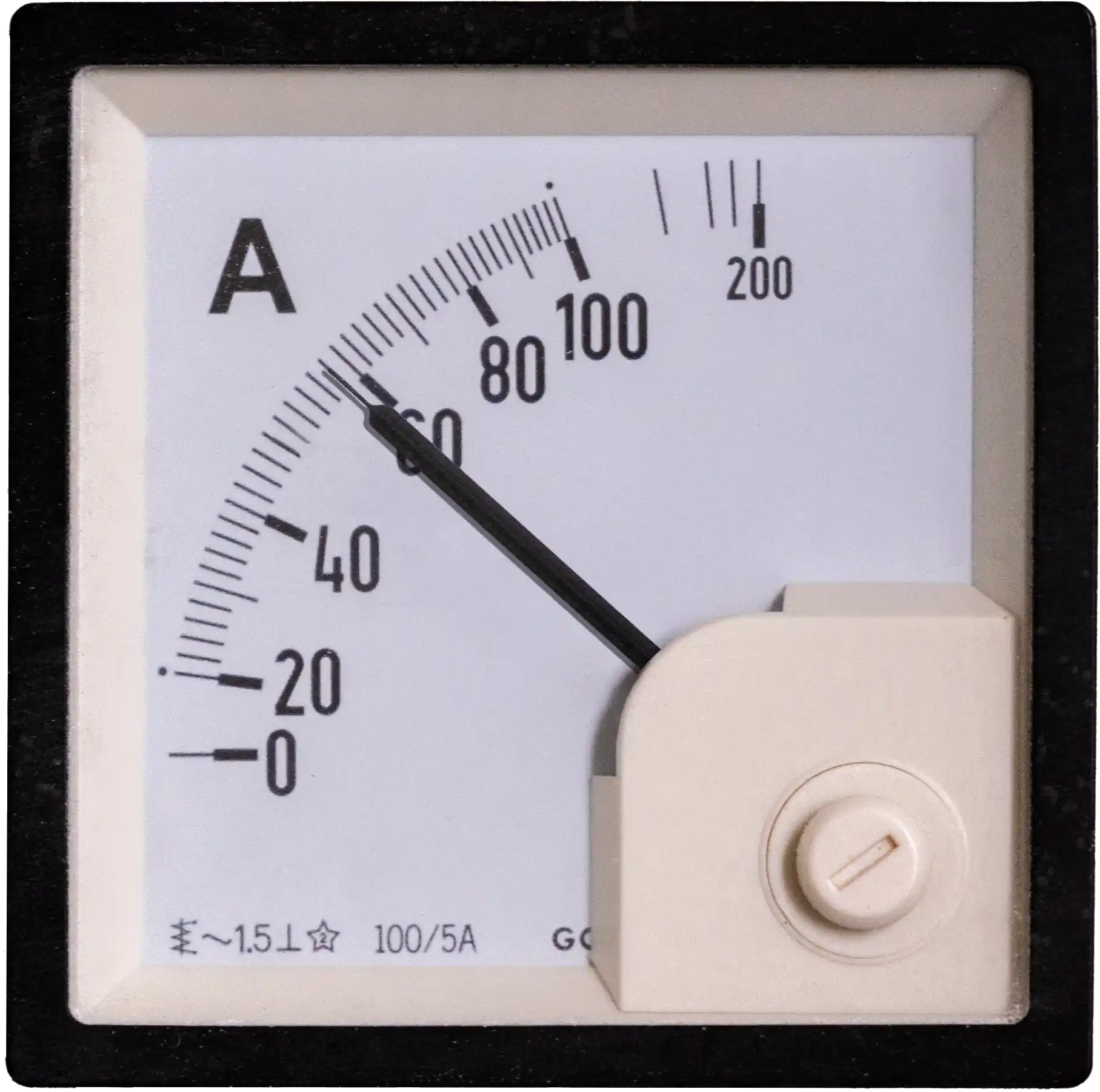 Asymetria obciążenia – pomiar prądów fazowych (przed)