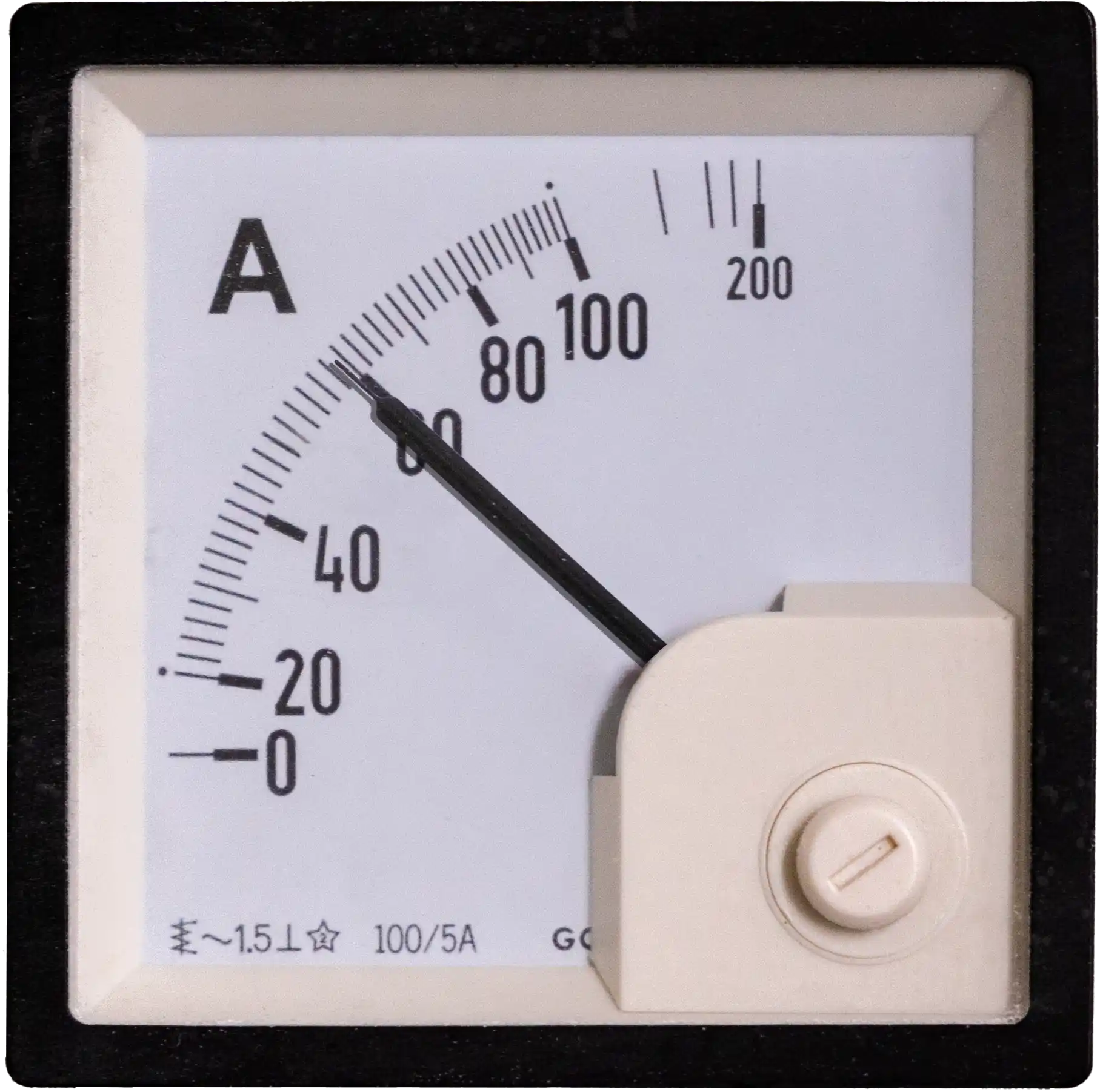 Brak asymetrii – pomiar prądów fazowych (po)