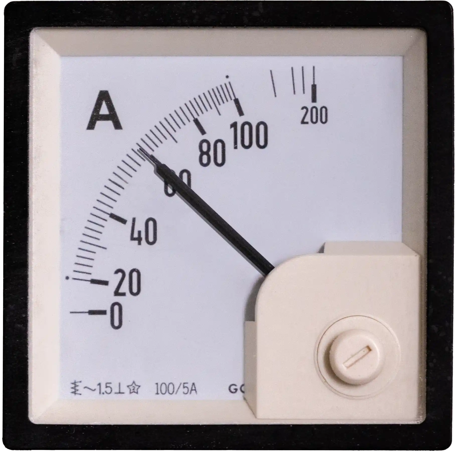 Brak asymetrii – pomiar prądów fazowych (po)