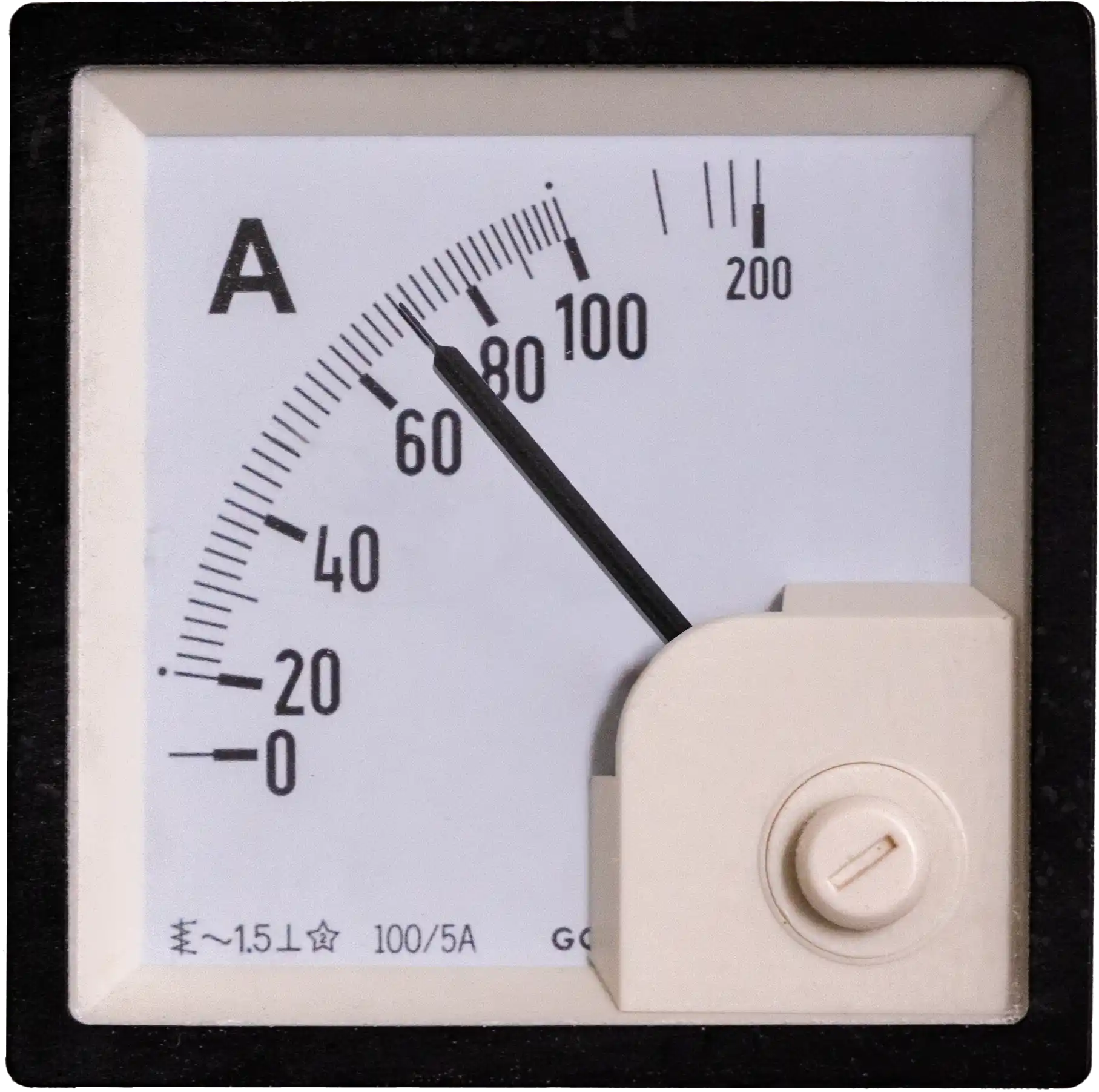 Asymetria obciążenia – pomiar prądów fazowych (przed)